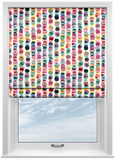 Bluebellgray Tobermory, Multi - Twist&Fit Roman Blind